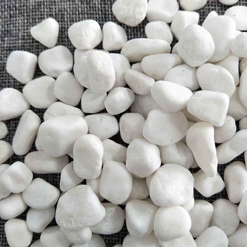 White pebble manufacturer, garden potted plant surface, small stones, garden dry landscape, white pebbles, white pebbles Application Scenario