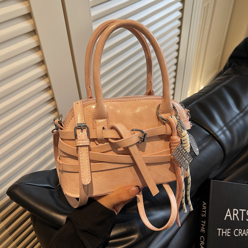 High-end, trendy and fashionable hand-held small square bag 2025 new style simple and versatile single-shoulder bag, trendy and casual crossbody bag Specification drawing