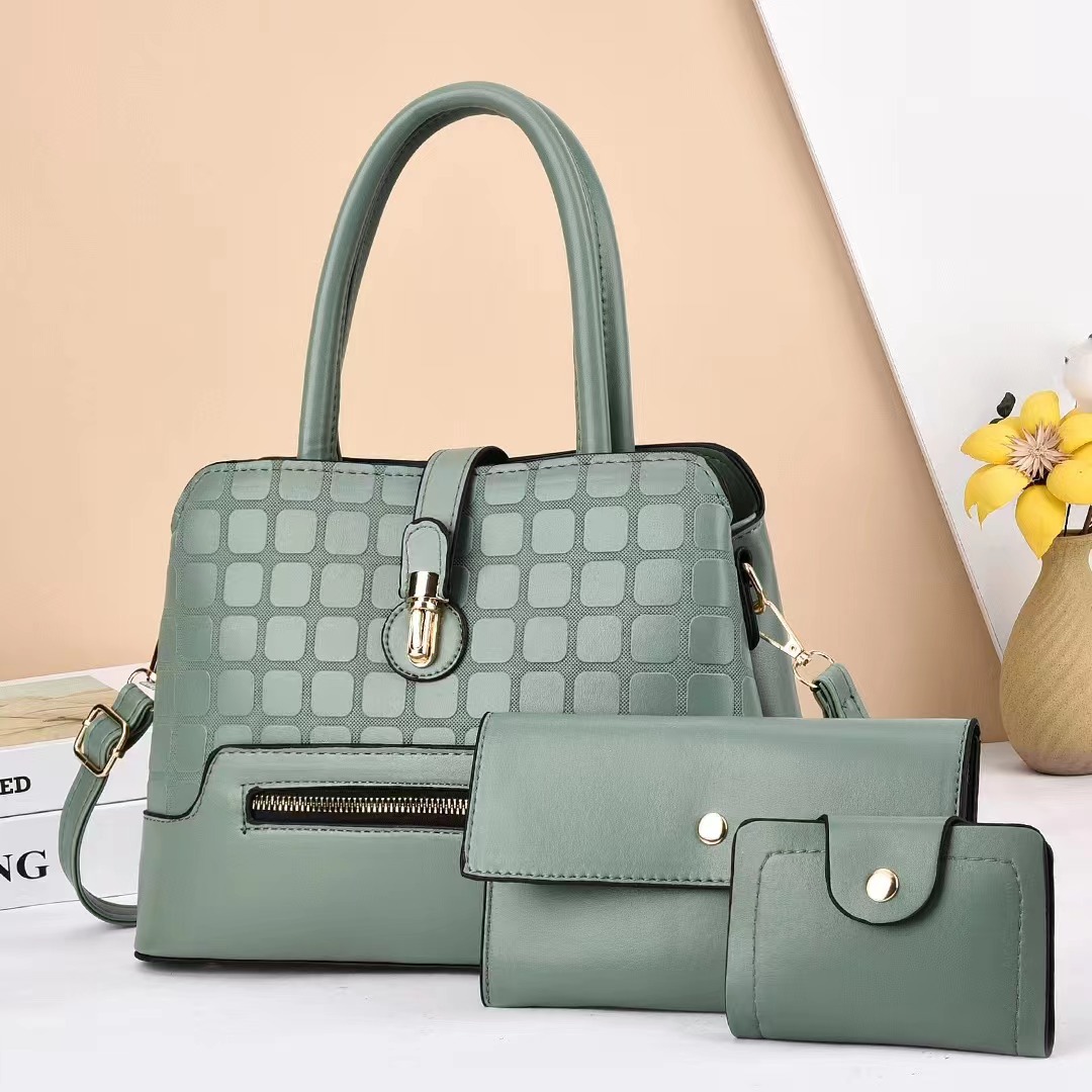 Factory direct sales of mother-and-child hand shoulder crossbody women's bags in Korean style, simple, fashionable and versatile, cross-border trade wholesale Specification drawing