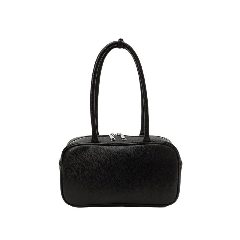 A new, high-end, retro and versatile single-shoulder underarm bag for women in 2025, a niche Korean hand-held bowling bag Item Picture