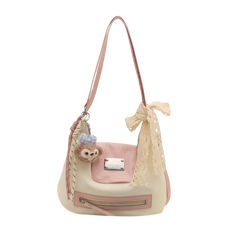 A trendy and niche design backpack with a new large-capacity multi-purpose tote bag for women, a light spring student single-shoulder bag Item Picture
