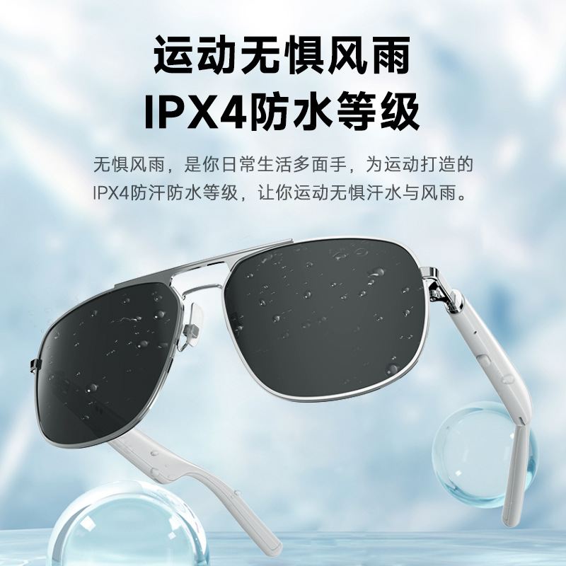 The new G01 smart Bluetooth glasses and AI headphones from Huawei and Xiaomi are suitable for pilots with frameless, semi-framed and nearsighted square frames Specification drawing