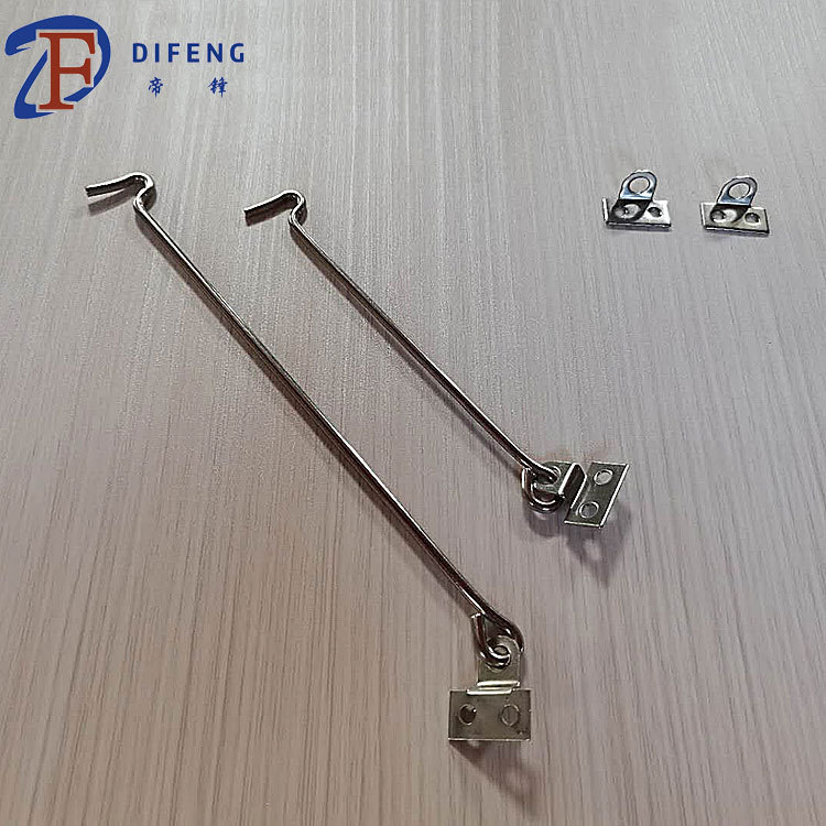 Factory wholesale of old-fashioned stainless steel window hooks, door and window hooks, stainless steel hooks, old-fashioned window hooks, air hooks, 6-inch and 8-inch air details Picture