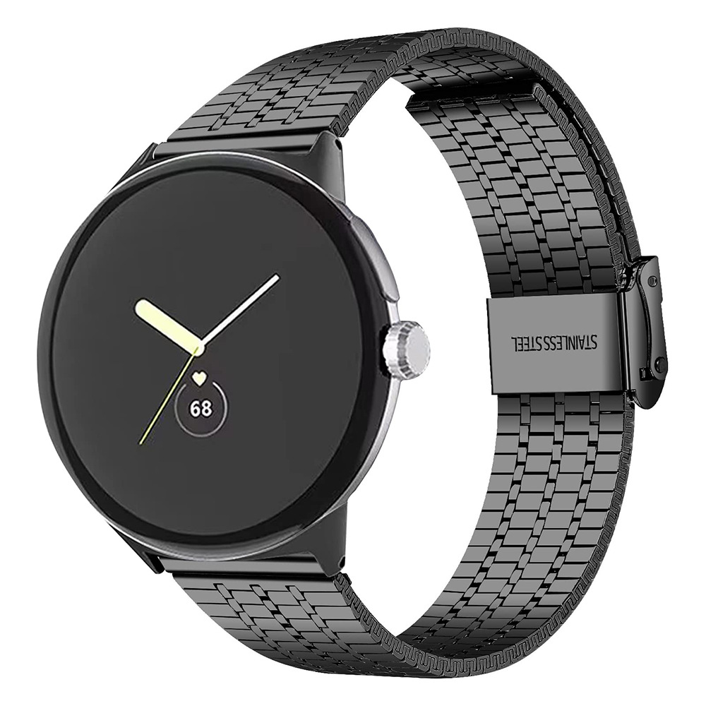 The seven-bead safety clasp Milan strap is suitable for the Pixel watch Metal Valley strap Google 3rd generation 45mm full figure