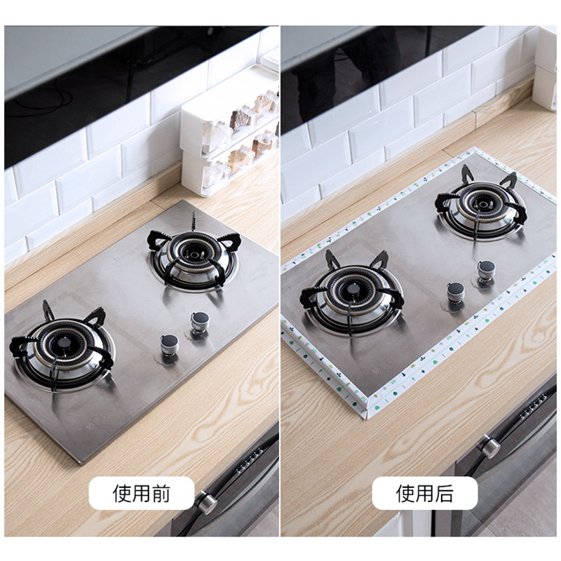 Kitchen grout sealant, anti-mold edge sealing for the edges of the stove and washbasin, water barrier strips, waterproof strips for the gaps around the sink and the sink Specification drawing