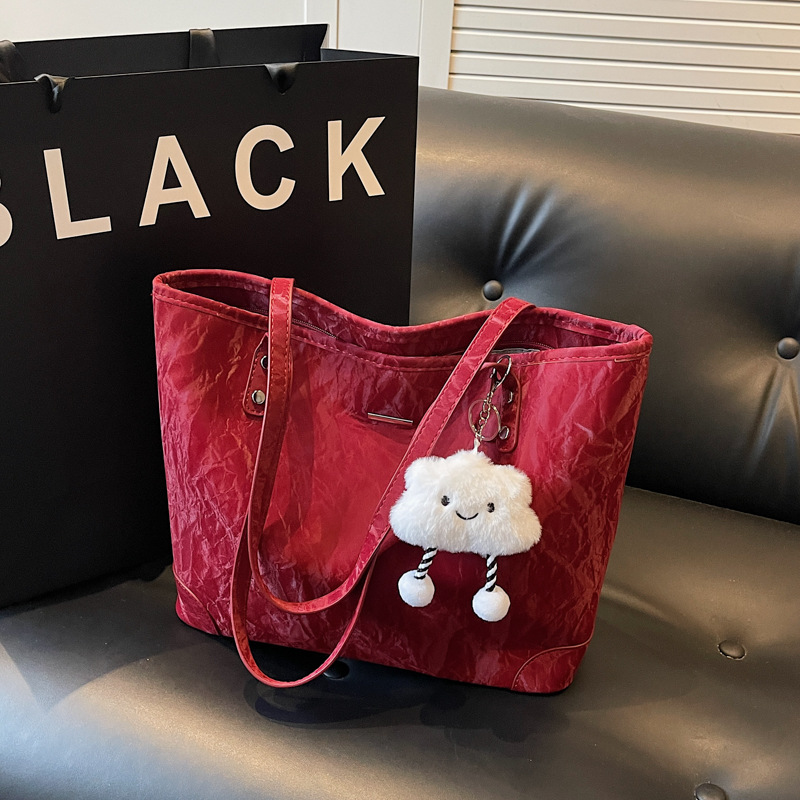 Tote Bag Women 2024 New large-capacity commuter bag, casual, trendy, versatile shoulder bag, high-end shopping bag details Picture