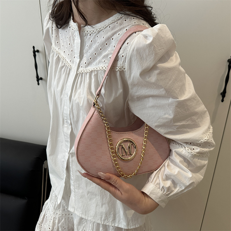 Spring fashion women's quality underarm bag 2025 New style simple and fashionable crossbody bag, hand-held commuter women's bag Specification drawing