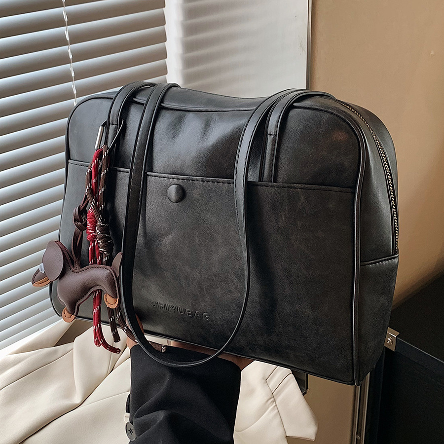 Maillard Women's 2024 new style high-end retro versatile shoulder bag, large capacity hand-held bag, commuting bag full figure