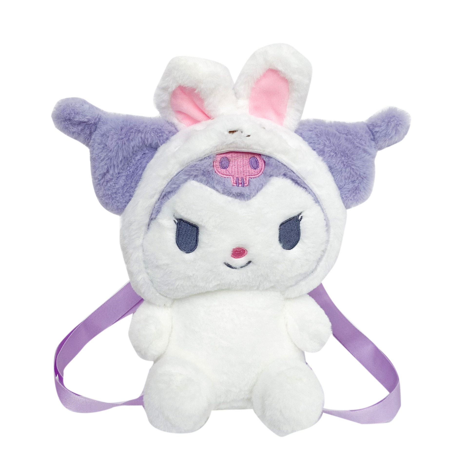 Cartoon plush toy backpack, cute Sanrio Kuromi children's doll, claw machine doll, direct sales version Item Picture