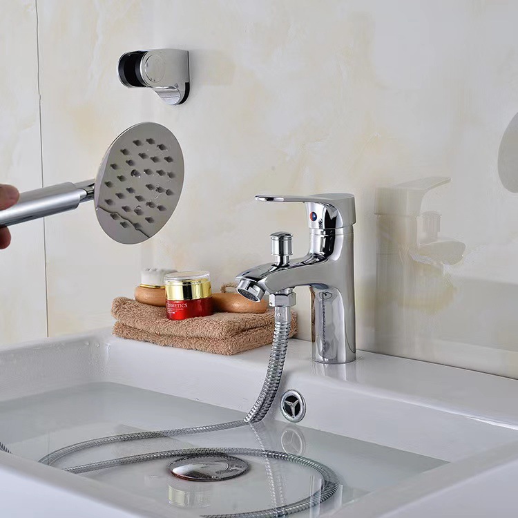 Bathroom washbasin and sink dual-purpose faucet and shower head set project, epidemic prevention cabin hospital, cold and hot mixed faucet Application Scenario