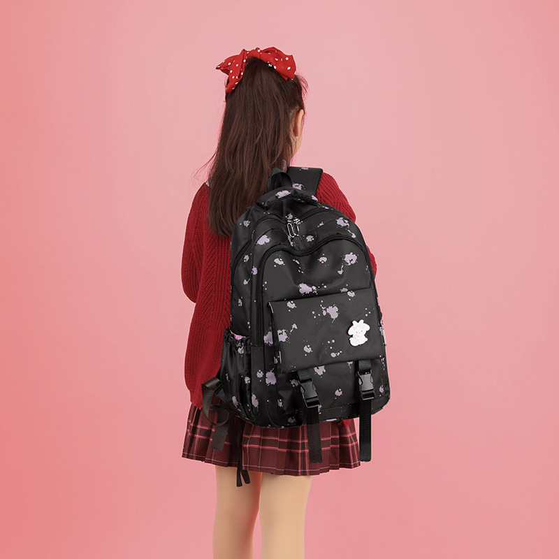 New type of schoolbag for primary school students from grades 2 to 5, Korean cartoon large-capacity backpack with reduced load, schoolbag style for girls Application Scenario