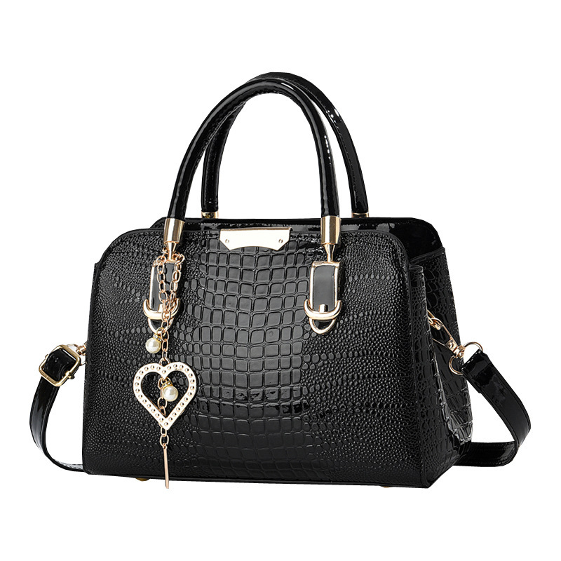 Crocodile pattern crossbody bag for women 2024 New style fashionable mom bag for spring and summer women's fashionable single-shoulder crossbody bag Item Picture