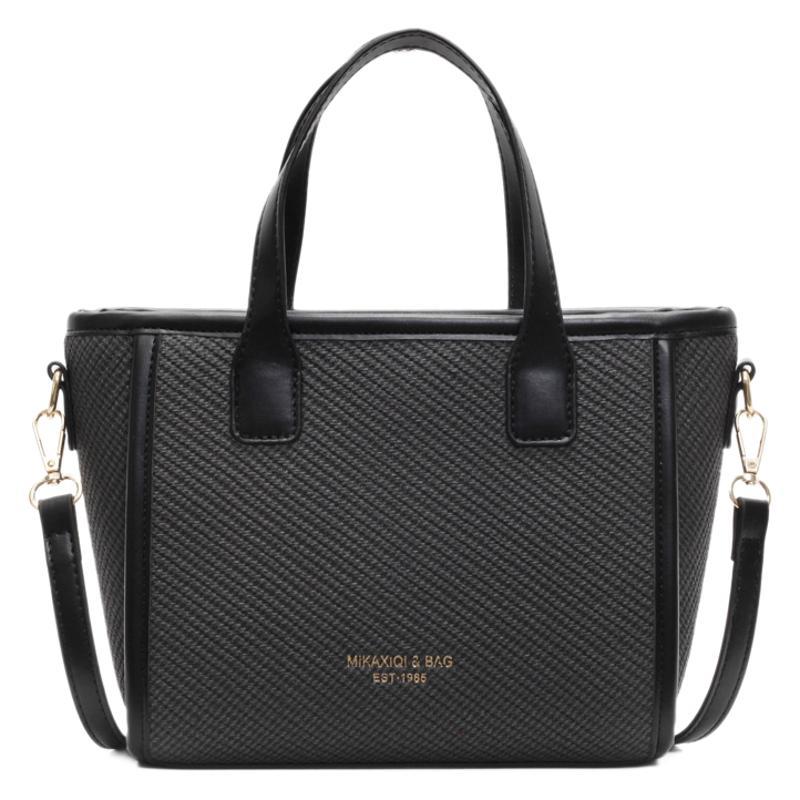 High-end texture large-capacity tote bag for women, new style 2025, trendy and versatile, color-blocking single-shoulder bag, school commuting crossbody bag Item Picture