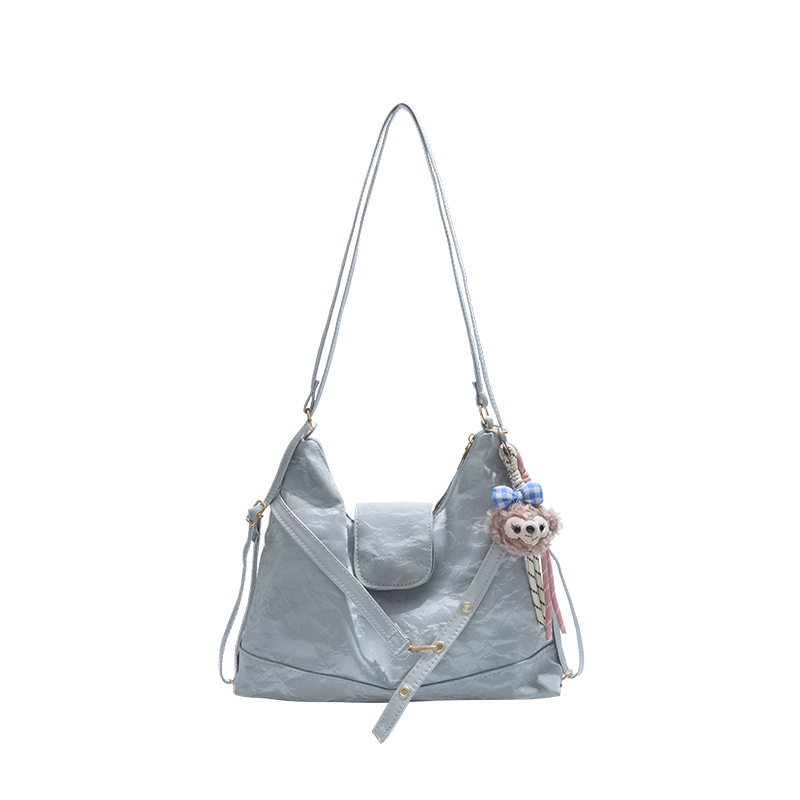 Fashionable retro backpack, niche design bag, women's 2025 Spring new multi-purpose backpack, large capacity tote bag Item Picture