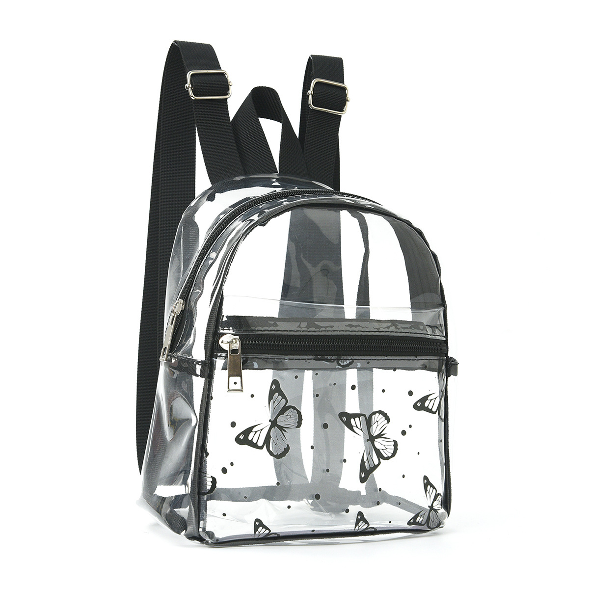 We offer cross-border Amazon PVC backpacks, large pvc schoolbags, transparent backpacks and transparent pvc backpacks in stock Specification drawing