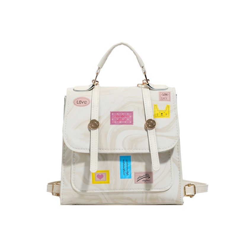 A cute and niche school-style backpack for students to class, a versatile bag for women to commute and go shopping Item Picture