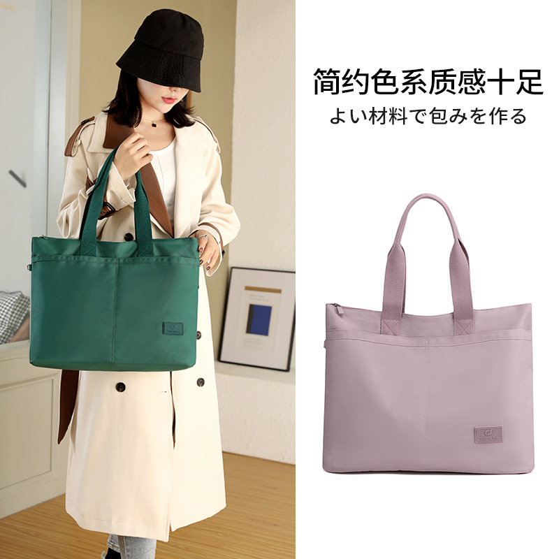 Cross-border exclusive large-capacity single-shoulder bag for women, water-resistant, fashionable and versatile underarm bag, trendy commuter tote bag full figure
