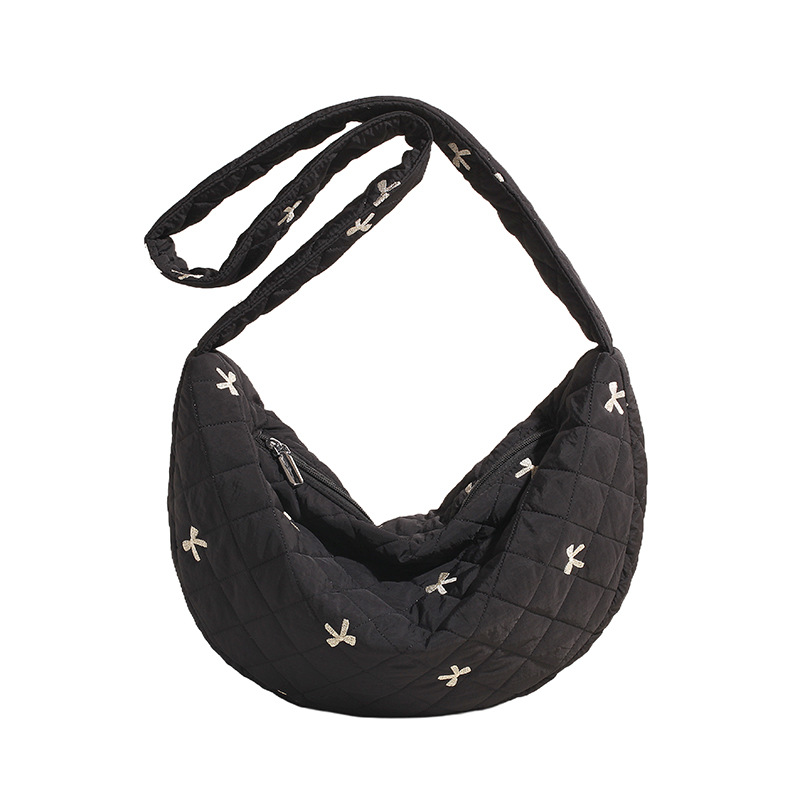 Large-capacity bag 2024 new Korean-style fashionable single-shoulder crossbody bag, class commuting dumpling bag, casual tote bag Item Picture
