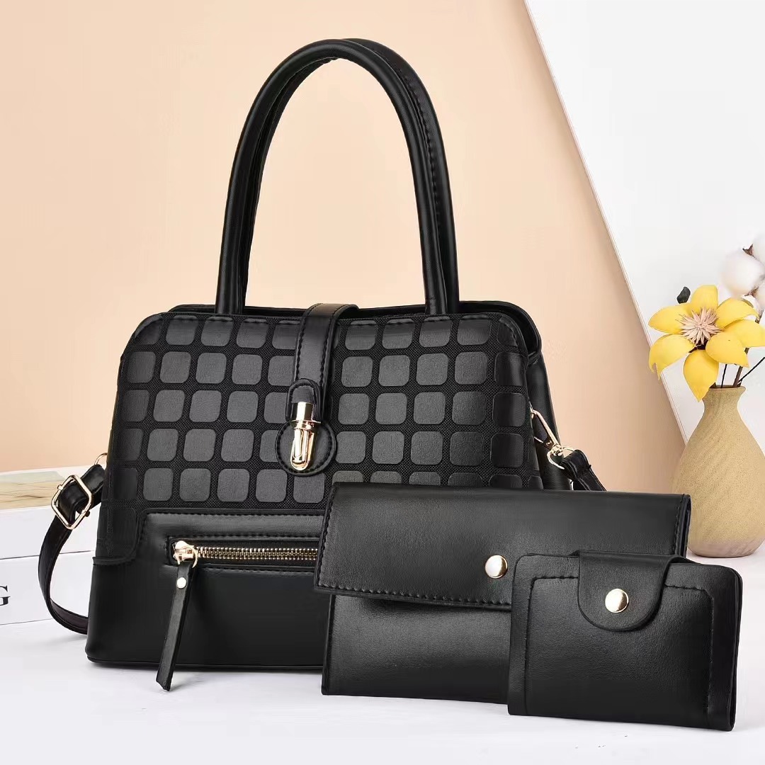 Factory direct sales of mother-and-child hand shoulder crossbody women's bags in Korean style, simple, fashionable and versatile, cross-border trade wholesale full figure