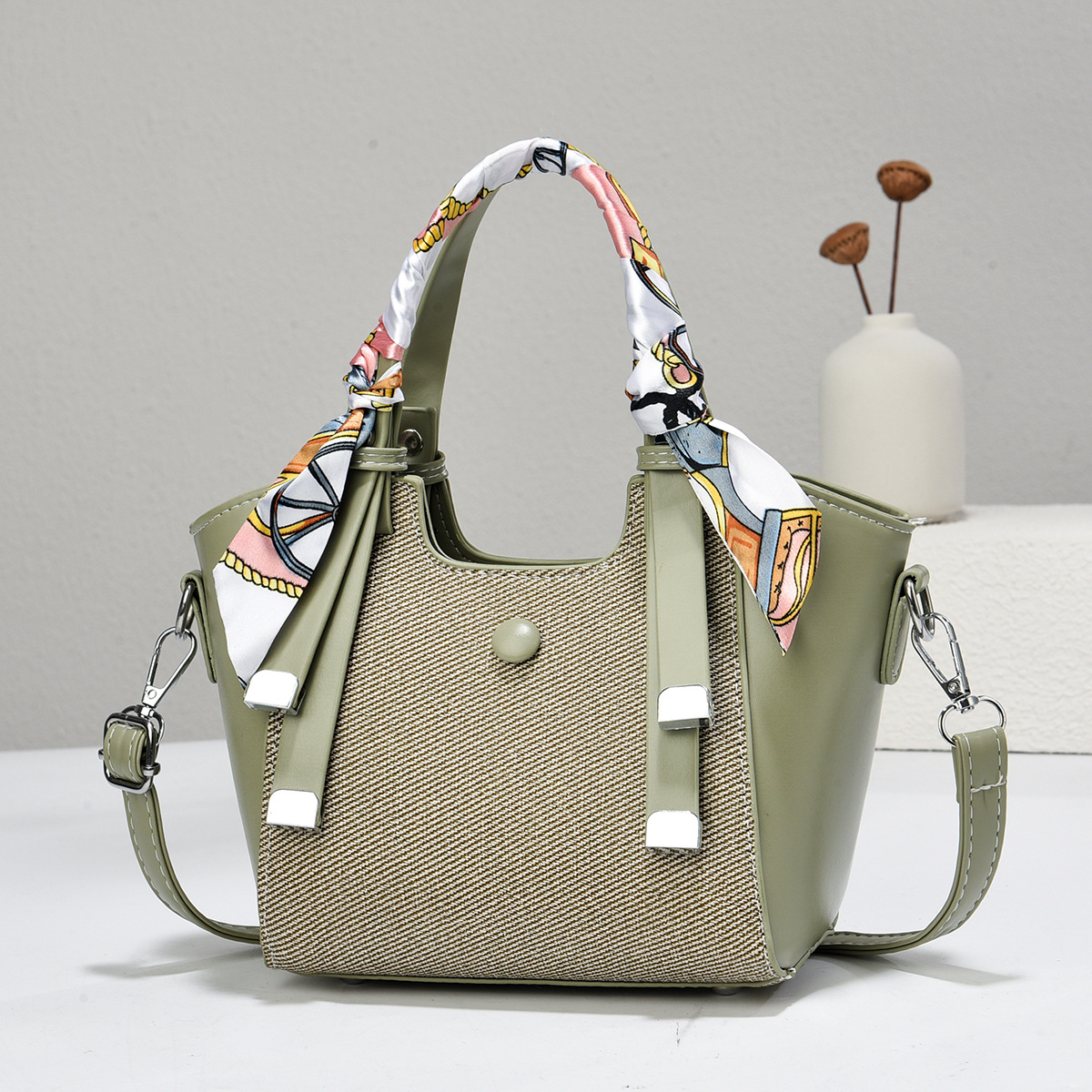 Cross-border crossbody bag, single-shoulder bag, fashionable and simple, Japanese and Korean style, 2025 new style casual bag, handbag Specification drawing