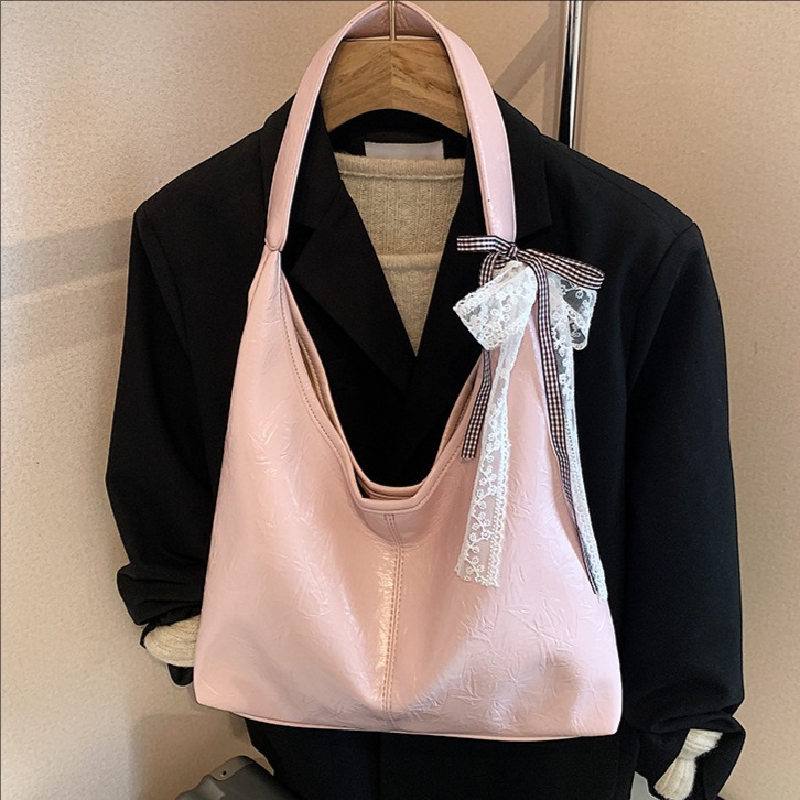 Soft leather large-capacity tote bag for women 2025 new cross-border Korean-style fashionable single-shoulder underarm bag full figure