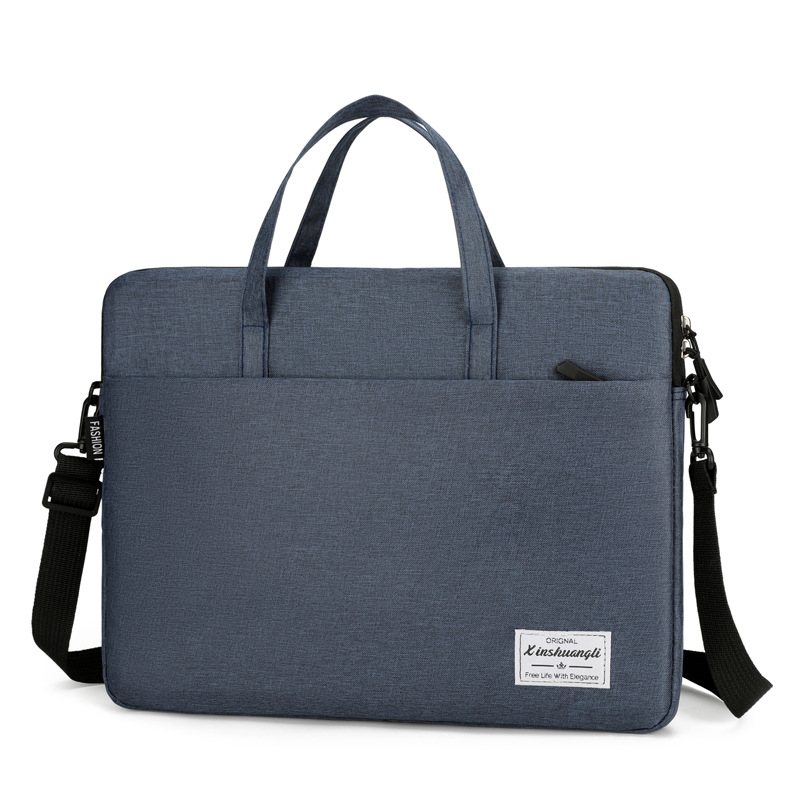 2025 Summer New Commuter versatile crossbody bag, computer bag, solid color simple business handbag Item Picture