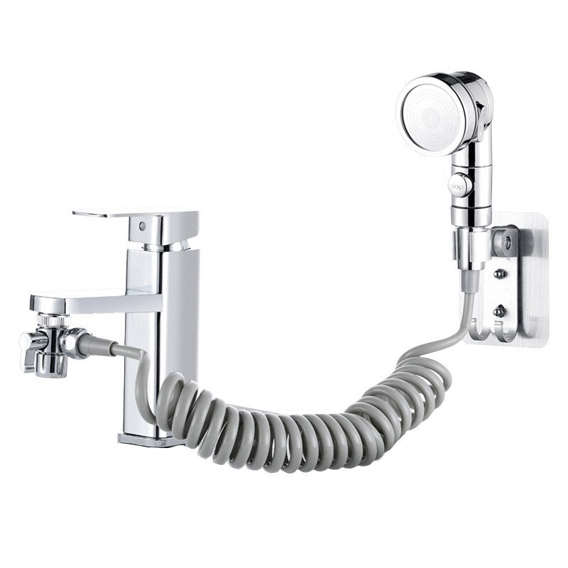 Three-speed one-button water-stop hair washing wonder, external shower head, washbasin, extended hair washing, shower head, faucet, external nozzle Application Scenario