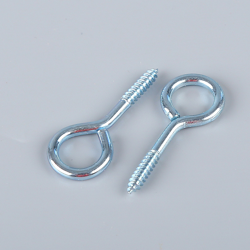 The manufacturer produces and wholesals 9-shaped hook sheep eye nails, sheep eye screws, sheep eye ring opening sheep eye 9-shaped sheep eye nail hooks Specification drawing