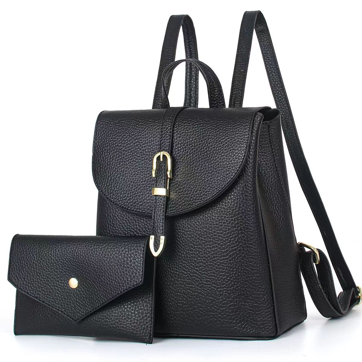 Wholesale of 2023 new style European and American fashionable and casual Korean-style trendy women's backpacks from the manufacturer full figure