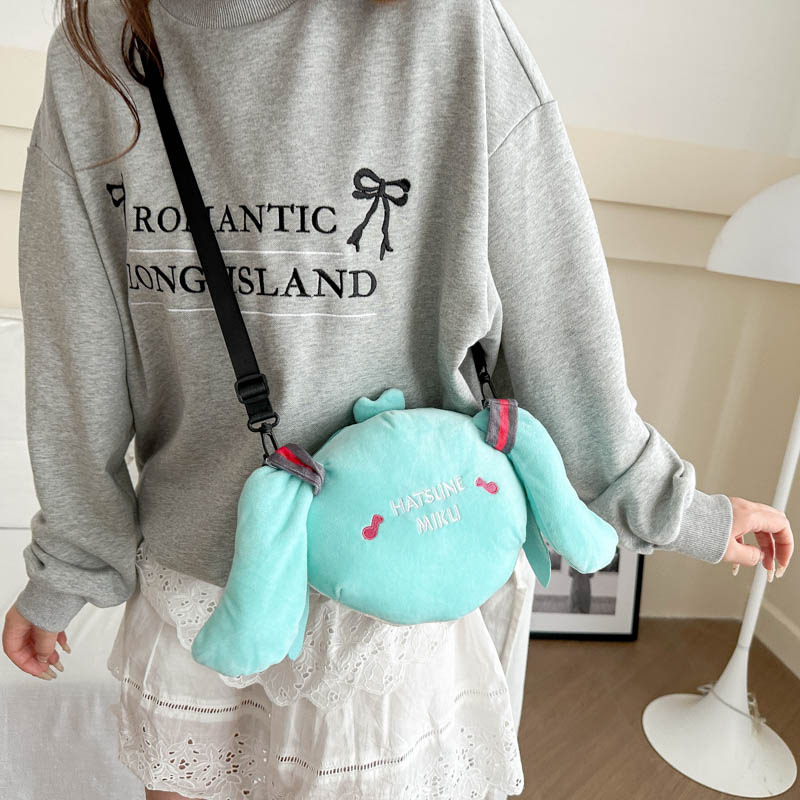 New cartoon Hatsune Miku Anniversary cute doll crossbody bag Spring Flower Language single-shoulder Series 2D toys Application Scenario