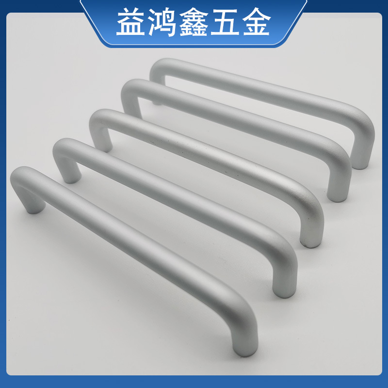 Factory direct supply of single-hole aluminum alloy handles, oxidized color hardware handles, wardrobe doors, drawers, furniture door handles Application Scenario