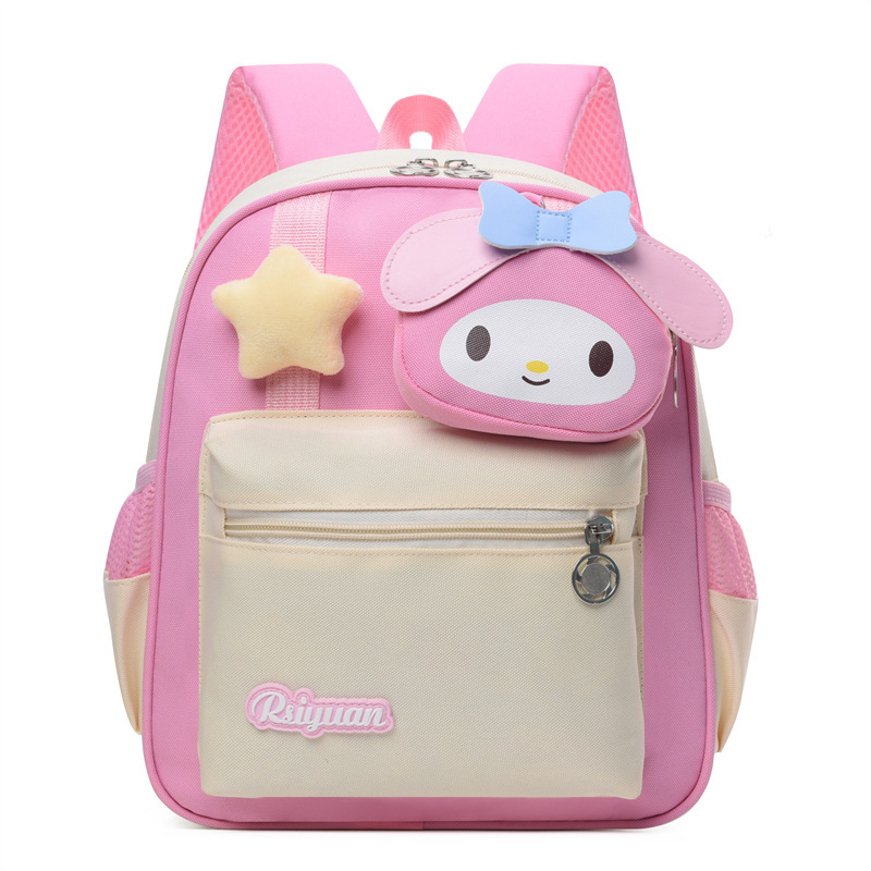 Kindergarten schoolbag for boys, small schoolbag for girls, 3-5 years old, cute cartoon baby backpack, lightweight details Picture