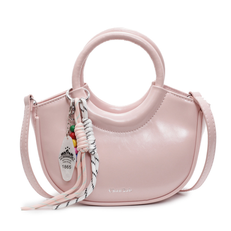 High-appeartion-level casual and simple bag for women, 2025 new trendy and versatile crossbody bag, fashionable hand-carry commuting bucket bag Item Picture