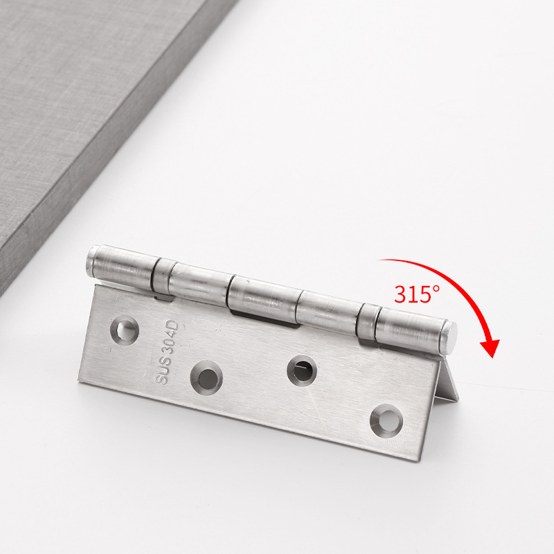 Stainless steel swing hinges, wooden doors, room doors, sound-absorbing folding pages, bathroom doors and Windows, fire cabinet doors, bearings, small flaps Application Scenario