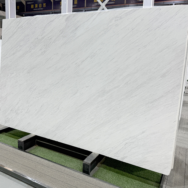 Sir Yashi White Natural Marble Hotel lobby, living room background wall, dining table, coffee table tabletop marble Application Scenario