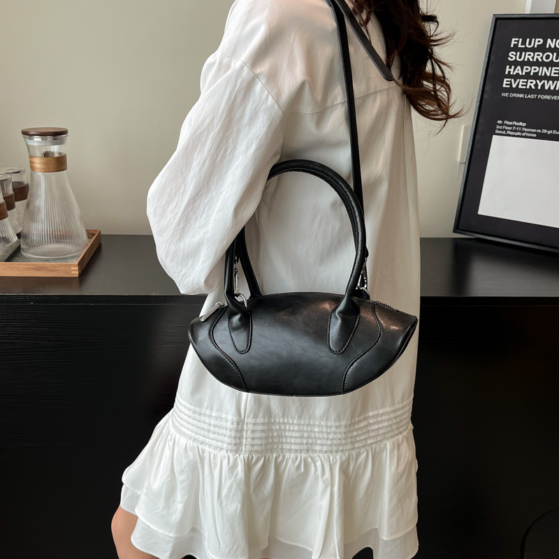 Cross-border niche handbag for women, 2025 new style fashionable and versatile crossbody bag, high-end commuting single-shoulder dumpling bag details Picture