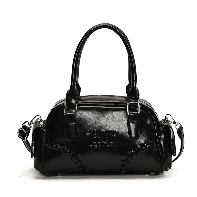 High-end and fashionable handbag for women, 2025 new motorcycle and hot girl style, casual and versatile, crossbody carry for going out Item Picture