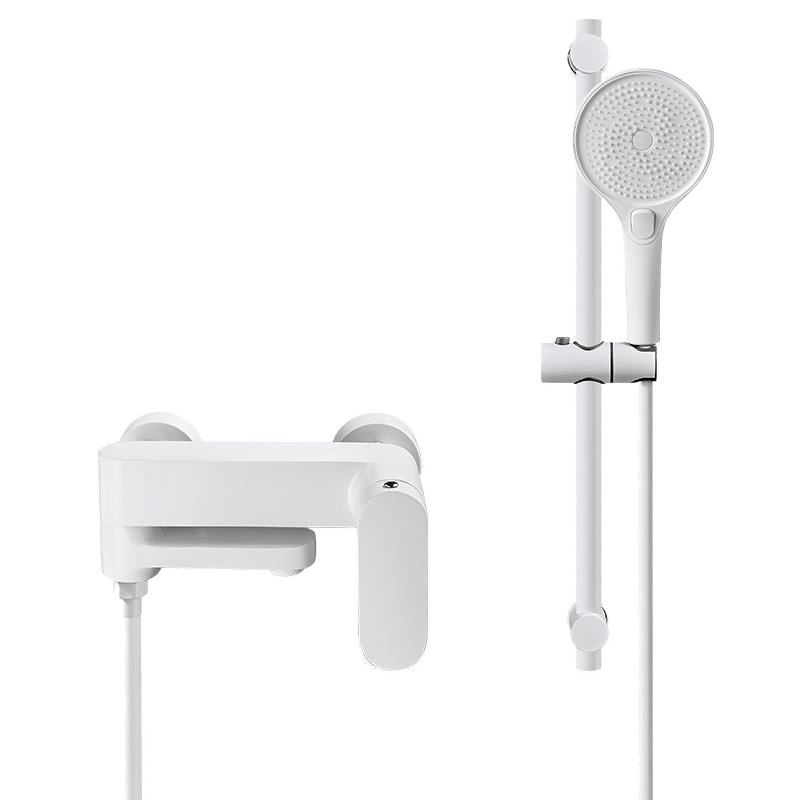 All-copper shower head set, bathroom mixing valve faucet, complete set of shower heads, simple split shower head factory wholesale Item Picture