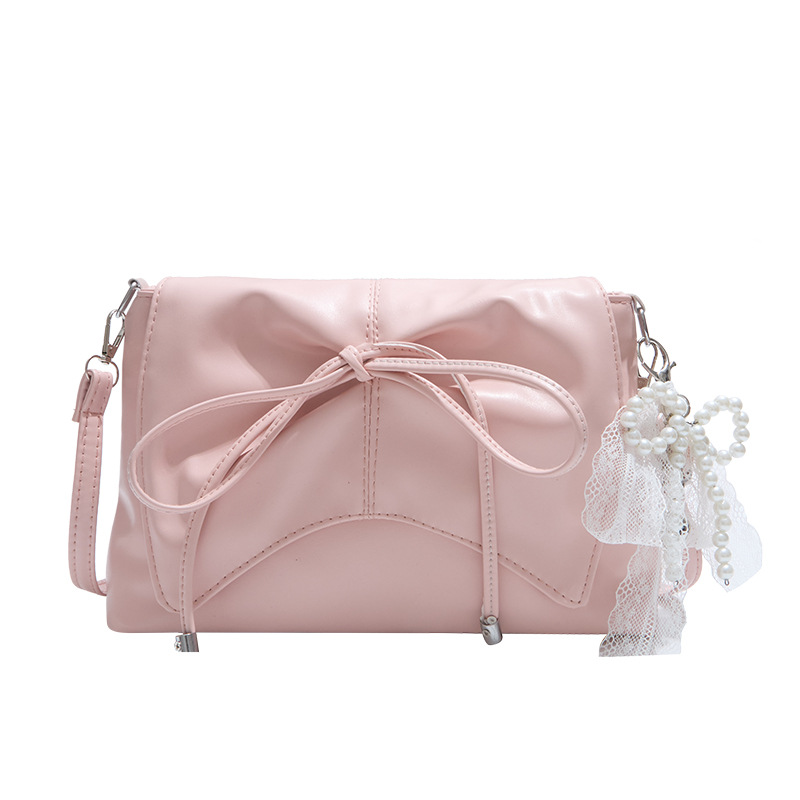 Large-capacity women's summer 2025 new style casual bow crossbody bag, high-end and stylish commuter tote bag Item Picture