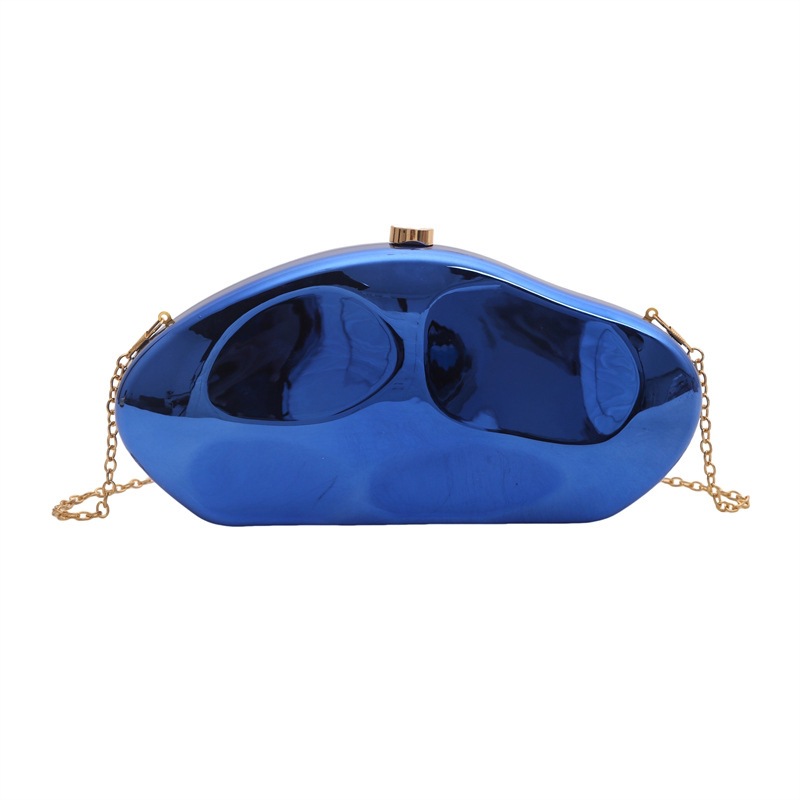 New acrylic women's bags with a metallic feel, box bags, evening clutch bags and crossbody bags from Europe and America in 2024 Item Picture