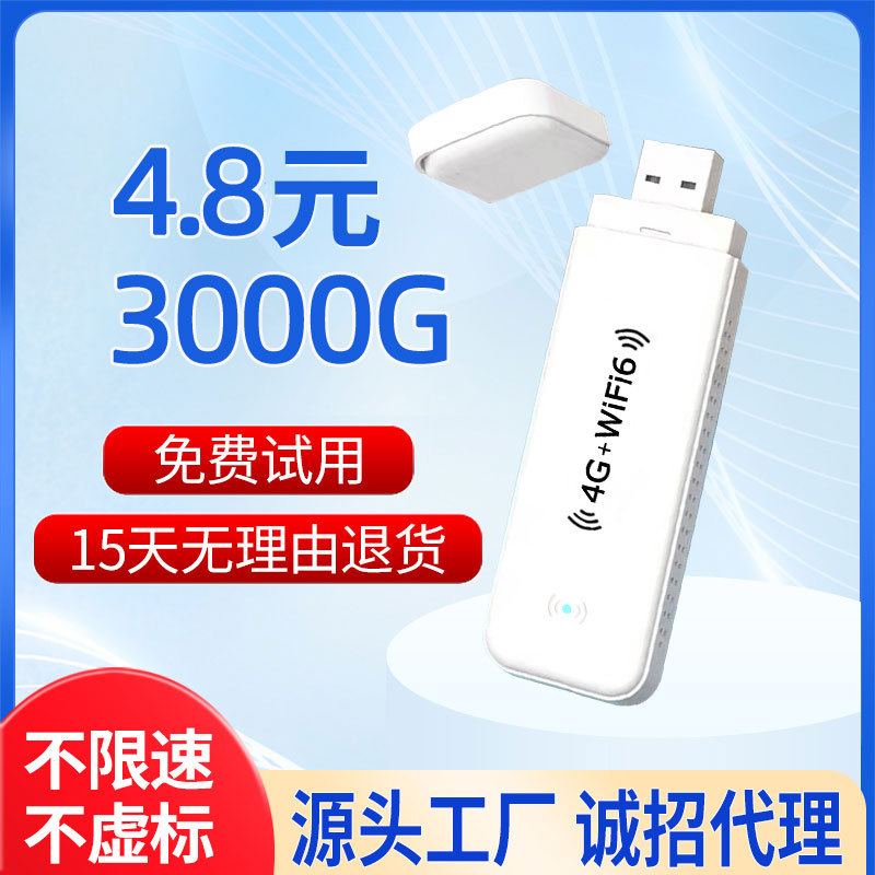 WIFI6 mobile portable wifi mobile phone router Wireless wifi network 4G car mobile card-free magic tool full figure