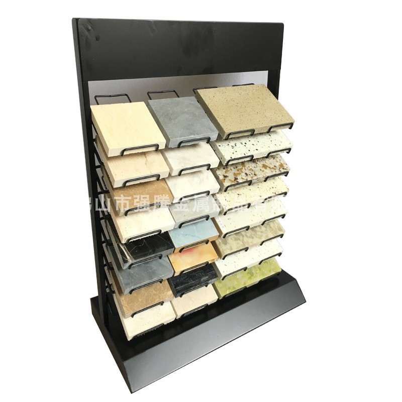 Stone sample display stand, stone color plate stand, quartz stone, marble rock plate, artificial stone tile, rock plate display stand Item Picture