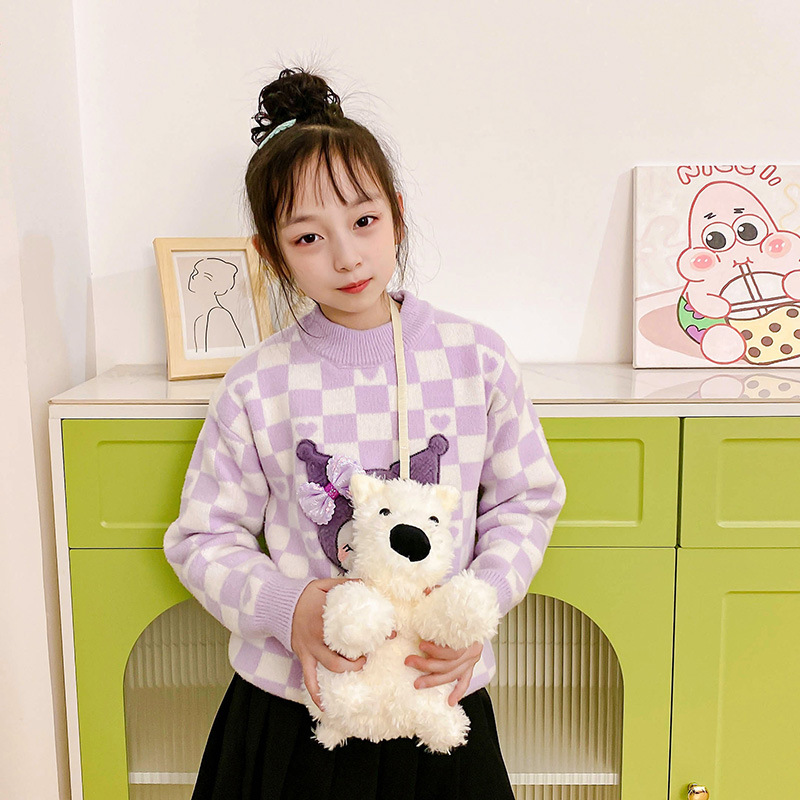 New cartoon West Highland doll bag, plush toy, crossbody bag, cute puppy bag, gift factory direct sales version Application Scenario