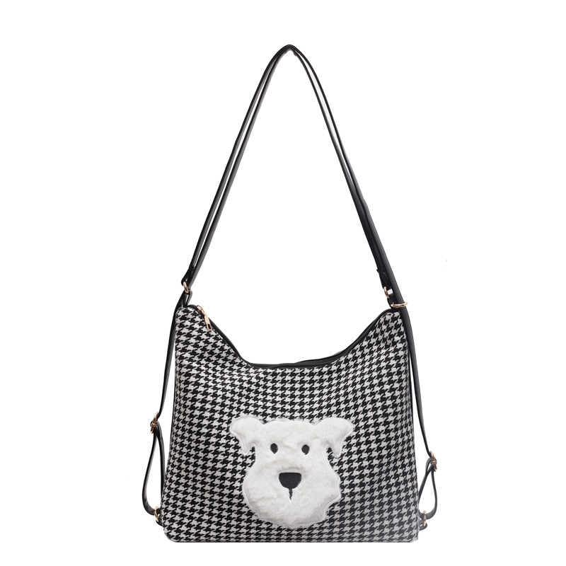 Casual commuting Tote bag for women, large capacity 2024 new cartoon single-shoulder crossbody multi-functional lightweight backpack Item Picture