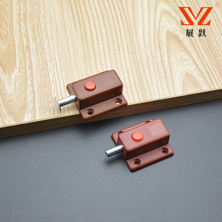 The manufacturer supplies plastic pins with or without pins, automatic spring pins, and exposed anti-theft spring pins for cabinet doors full figure