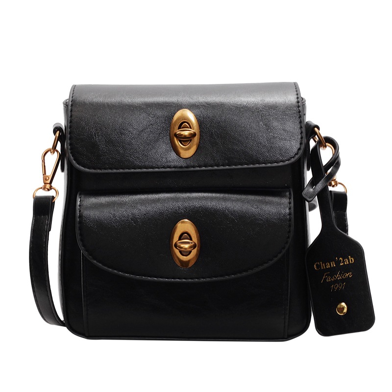 New small bag for women 2024, retro, simple and versatile small square bag, high-end texture, trendy and fashionable commuting crossbody bag Item Picture