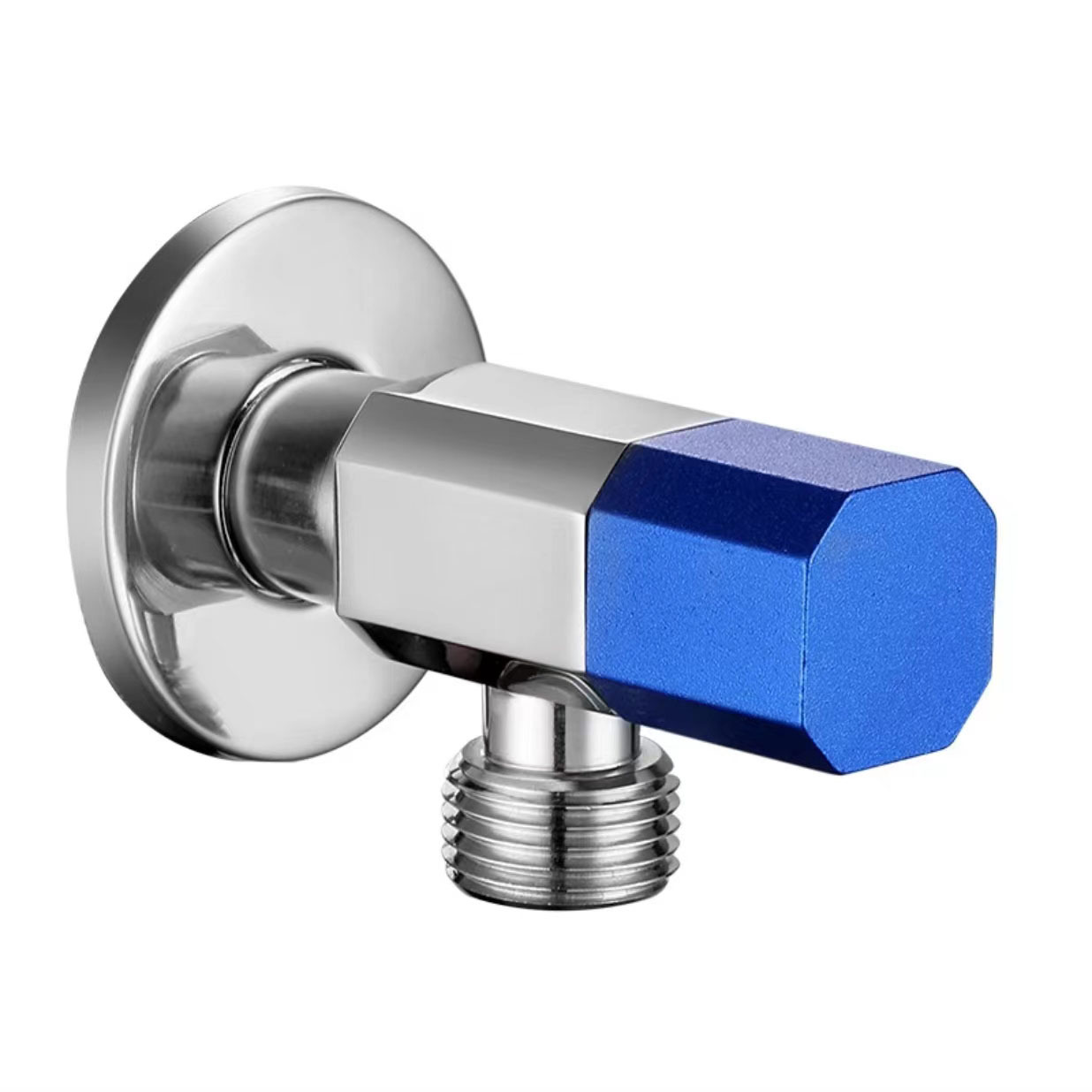 Wholesale of pure copper thickened 4-inch Angle valves, stop valves, toilet and washing machine switches, and cold and hot water Angle valves from the manufacturer Item Picture