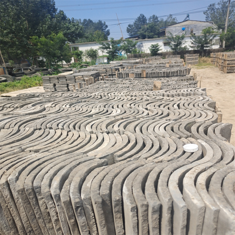 The manufacturer's antique old blue bricks, old blue brick slices, garden blue bricks, blue tiles, courtyard wall clay old blue bricks Specification drawing