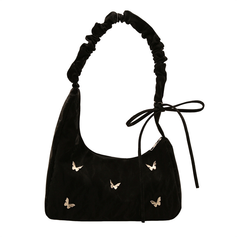 Large-capacity butterfly crossbody bag for women 2024 new high-end tote bag for women's fashionable commuting single-shoulder underarm bag Item Picture