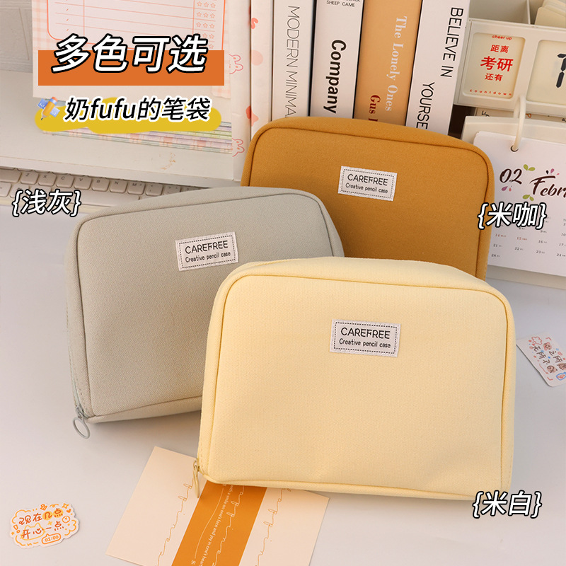 Large-capacity pen cases for primary and secondary school students, classified storage, high appearance level cosmetic bags wholesale, pencil case storage bags, storage bags Application Scenario